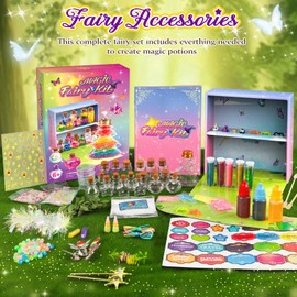 Potion Magic Kit for Kids, Creative Magic Fairy Arts and Crafts Kit Birthday Gifts Toys for Girls 6 7 8 9 10 11 12+ Year Old Boys Decorations Family Activities Party Favors