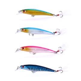 DEZ 4 Pieces Fishing Accessories Fishing Lure Spinner Fishing Bait Bass Bait Trout Bait Rubber Rubber Bait Artificial Bait Rubber Fish Pike Fishing Lures