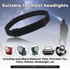 2pcs Elastic Headlamp Strap, Headband Strap Replacement Head Band Comfort