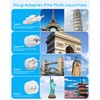 European Travel Plug Adapter, US to UK Europe Power Strip