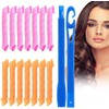 URAQT Hair Curlers, Rollers, DIY Styling Kit for Long Hair,