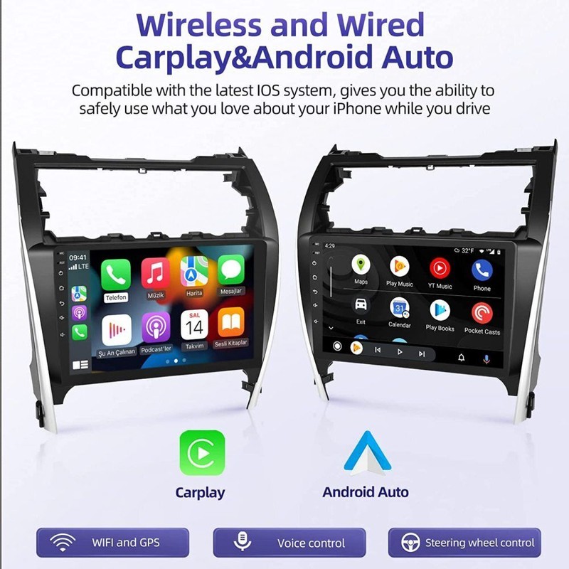LeeKooLuu Apple Carplay For Toyota Camry 2012 2013 2014 Car