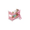 Maykoosh Doll Bunk Bed with Soft Mats and Attached Pillows