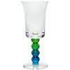 Merritt Impressions Pearl Stem Acrylic Wine Glass, Peacock