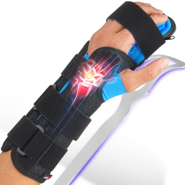 FEATOL Resting Hand Splint Stroke Hand Night Immobilizer with Removable