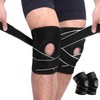 Rodilleras Deportivas, 2 Piezas Rodillera Ortopedica Ajustable-gris