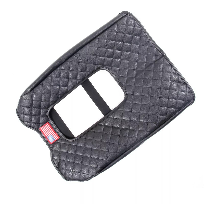 car-king888 Leather Black Car Armrest Box Cover Protector Case For