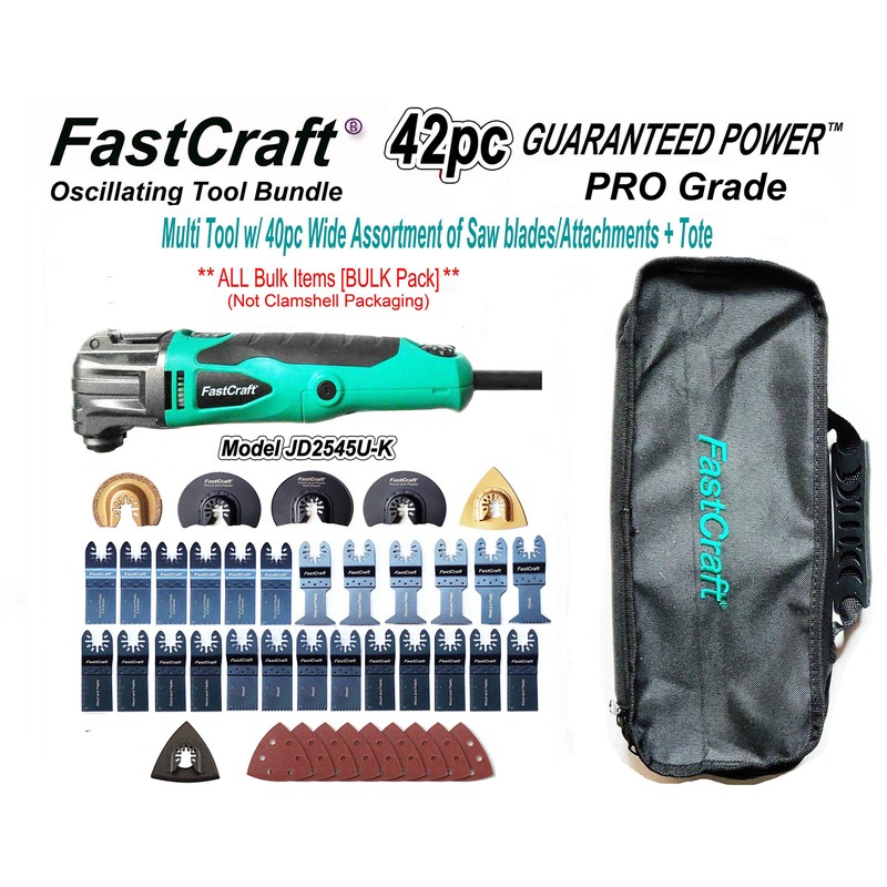 42pc Oscillating Tool Kit Great Holiday Gift GUARANTEED POWER Multi
