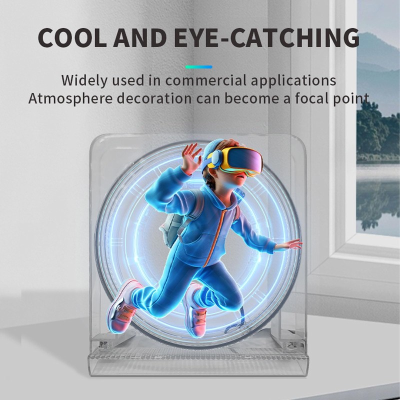 14cm 3D Hologram Fan with Cover - 2000x14 HD Destop