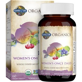 Garden Of Life Women's Once Daily, Multivitaminas para mujeres, 60 tabletas