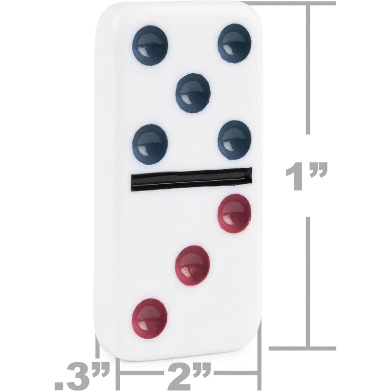 Cardinal Classics Double Nine Dominoes Set in Storage Tin |