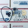 Turboful Turbo Repair Rebuild Kit for Cummins X15 HE400VG 5459710