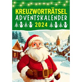 Kreuzworträtsel Adventskalender 2024: Weihnachtsgeschenke für frauen, männer, mama, papa, opa, oma und eltern ● Adventskalender für Erwachsene mit 24 ... für Senioren, Erwachsene und Rentner