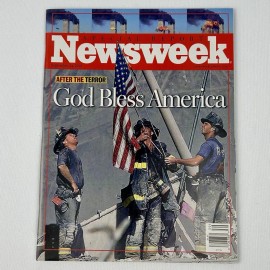 Grit Goods Newsweek Sept 24, 2001 God Bless America Flag Cover 9/11 Issue – Mint
