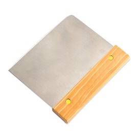 Pastry Cutter Scraper Dough Scraper Stainless Steel Bench Scraper Bread Pizza Food Cutter, Multipurpose Kitchen Baking Tool