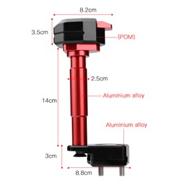 HRuizq Motorcycle Frame Sliders Guard Crash Engine Fairing Falling Protector compatible with Honda CBR300R CBR 300R (2013-2023) (Red)