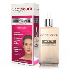 Cicatricure Aceite Biorestaurador para Cara y Cuerpo, Tratamiento Eficaz para Cicatrices, Estrías, Líneas de Expresión y Piel Foto-envejecida, Hidratación Profunda, 60 ml, Paquete de 1 Dosificador