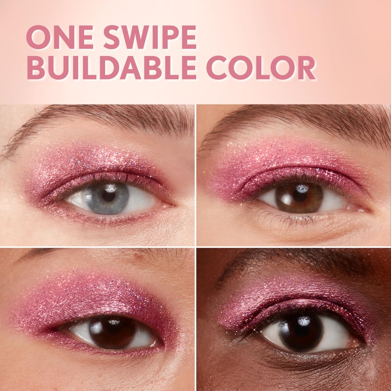 COVERGIRL Exhibitionist by Kelsea Ballerini Liquid Glitter Eyeshadow, Highly Pigmented,