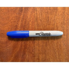 Sharpie Brand New Unused Blue Super Sharpie - Discontinued