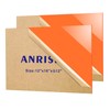 ANRISIN Orange Acrylic Sheet 12” x 16”, 2 Pack Glossy Opaque Cast Plexiglass Sheets 1/8 Inch Thick for Craft Projects, Easy Laser Cutting & Engraving Friendly