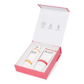 NAÏF Body Kit - Body Care Set for Men, Women and Children with Linseed Oil, Macadamia Extract and Avocado - No Harsh Chemicals 2 x 200 ml