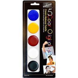 Mehron Clown 5 color cream Makeup Palette