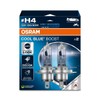 OSRAM COOL BLUE® BOOST, H4, halogen headlight lamps, up to