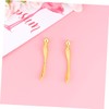 Outanaya 2pcs Golden Eye Massage Sticks Alloy Beauty Roller Tools