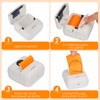 HuiJuKeJi 12 Rolls Mini Printer Sticker Paper,Thermal Self-adhesive paper 57