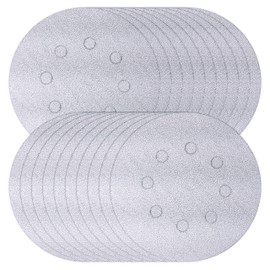 Makita 80 Grit Sanding Discs for 5" Random Orbital Sander - For Aggressive Sanding of Wood, Metal and Plastic | 8 Hole Hook and Sandpaper