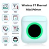 Meagtlva Mini Sticker Printer - Pocket Inkless Thermal Printer with