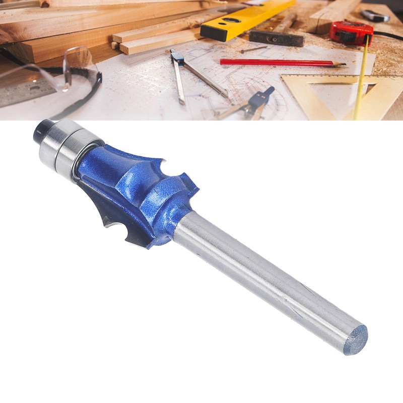 Router Bit 1/4 Shank R2.5 Dual Bearing High Hardness Tungsten