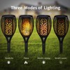 RELIGHTABLE 96 LED 3-Lighting Modes Solar Torch Light Dancing Flickering