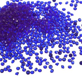 PATIKIL 6000Pcs Acrylic Wedding Diamonds 3mm Table Scatter Confetti Crystals Vase Fillers Gems for Table Centerpiece Bridal Shower Party, Dark Blue