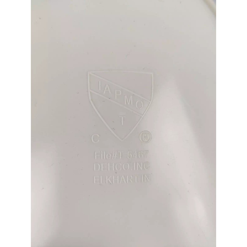 Dehco RV Bathroom Sink 17 x 12 Oval Biscuit Plastic