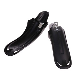 VAILANG 1 Pair Bicycle Mudguard Front Rear Dustproof for 12/14 Inch Children Bicycle Mudguard Black