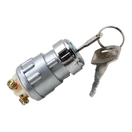 REBEKAMODS Universal 12V 3 Wires Ignition Switch with Key, Off/On/(Start) 3 Position for Motorcycle Tractor UTV ATV Modified Car