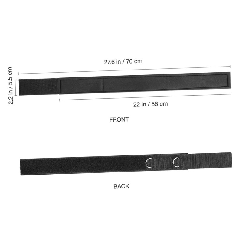 1 Pair Adjustable Thigh Straps with Neoprene Padding Fitness Training