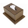 American Furniture Classics concealment tissue box, Walnut Finish, 12.25"L x