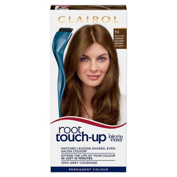 Clairol Root Touch Up Permanent Hair Colour 5g Medium Golden Brown