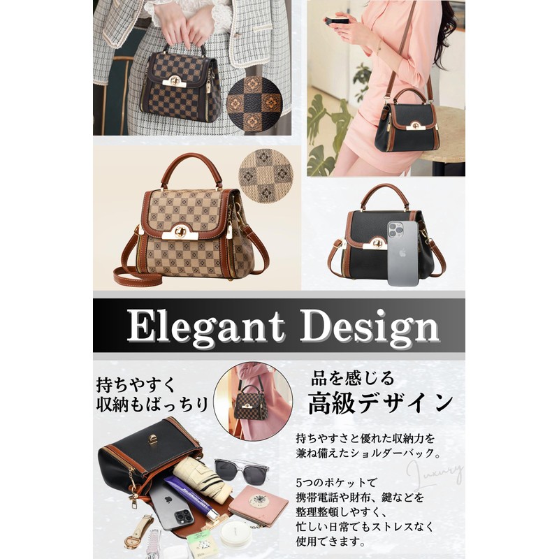 DESAFIANTE Women's Shoulder Bag, Crossbody Bag, Mini Bag, Pochette, 2-Way