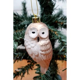 Unbranded Owl Christmas Ornament Animals Holiday Tree Decor Gifts Shatter Proof Cute Xmas