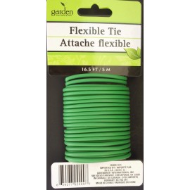 GARDENING GREEN TWIST & FLEXIBLE SOFT TIES Garden SELECT: Twist, Flexible Both - Flexible Ties 1/8" (4 mm) x 16'