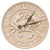 Whitehall Products Crab Sealife Clock, Limestone