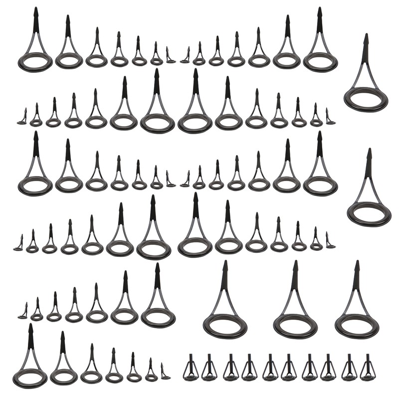 Fishing Rod Single Foot Fishing Pole Eyes Rings Repair Kit