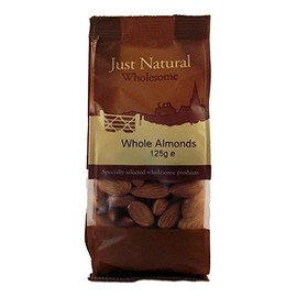 Just Natural Wholesome Whole Almonds 125 g x 1