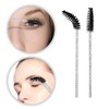 G2PLUS Disposable Eyelash Brushes, Black Mascara Brushes, Pack of 50