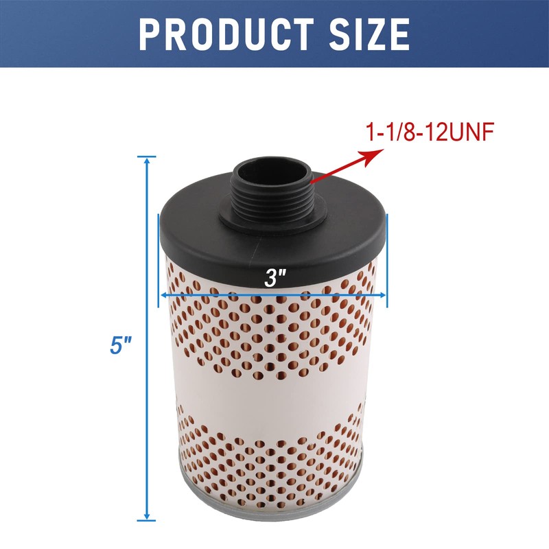 DICMIC 1Pc 496-5 Fuel Tank Filter Element Replacement for Gasoline