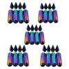 JDMSPEED New Neo Chrome 20PCS M12X1.5 Cap Spiked Extended Tuner