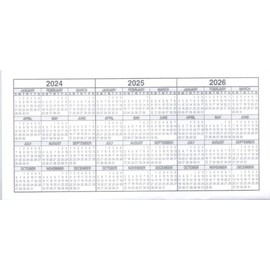 Checkbook Register, Made in The USA, Check Registers for Personal, Blank Ledger Transaction Registers for Personal or Business Bank, Check Register Book (24-25-26 Calendars, 18)
